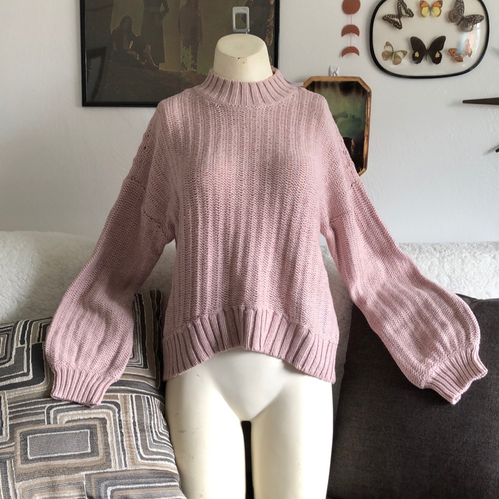american eagle mauve sweater